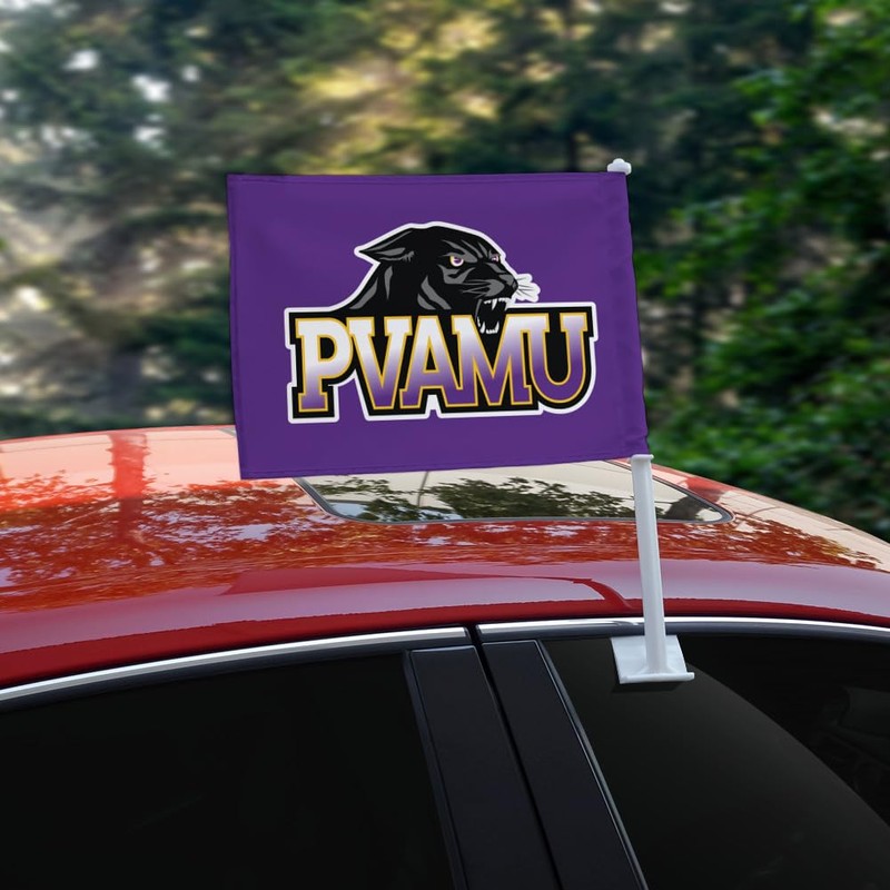 Prairie View A&M Primary Logo Car Truck Flag with Window