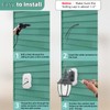 MINSN PTY Siding Mounting Block, Perfect Fit 8141DBL Built-in Electrical