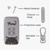 kwmobile Car Key Case Compatible with Renault 4-Button Smartkey Car