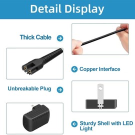 Magic Clip - Cargador inalámbrico para Wahl Clipper, cable de carga compatible con Wahl 5-Star Magic Clipper, 8164/8591/8148/8504, 1919 100 años