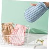 BIUDECO 3pcs Exfoliating Bath Mitt Set Comfortable Dual Sided Skin