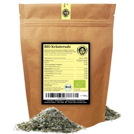 UNCLE SPICE® Mediterranean Organic Herb Salt 200 g Organic Spice Salt - Premium Quality - Sea Salt with Organic Herbs of Provence - DE-ÖKO-005 - Mixed by Hand - Perfect for Salads