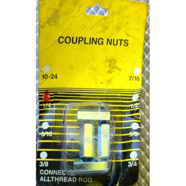 Hillman (4 Pack) Hillman 1/4" Coupling Nuts