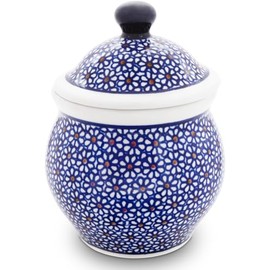 Bunzlauer keramik 1.0 Litre Storage Container for Food Storage Diameter 12.1 cm, Height 16 cm Decor 120