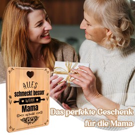 Gifts for Mum on Mother's Day, Bamboo Chopping Board Kitchen, Mum Gift, Mum Birthday Gifts from Daughter and Son on Her Birthday Valentines Christmas