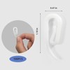 100 Pcs Curtain Hooks for Rails Curtain Hooks Plastic 28