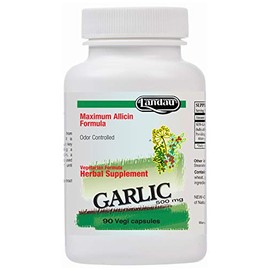 Landau Kosher Garlic Maximum Allicin Formula 90 Vegetable Capsules