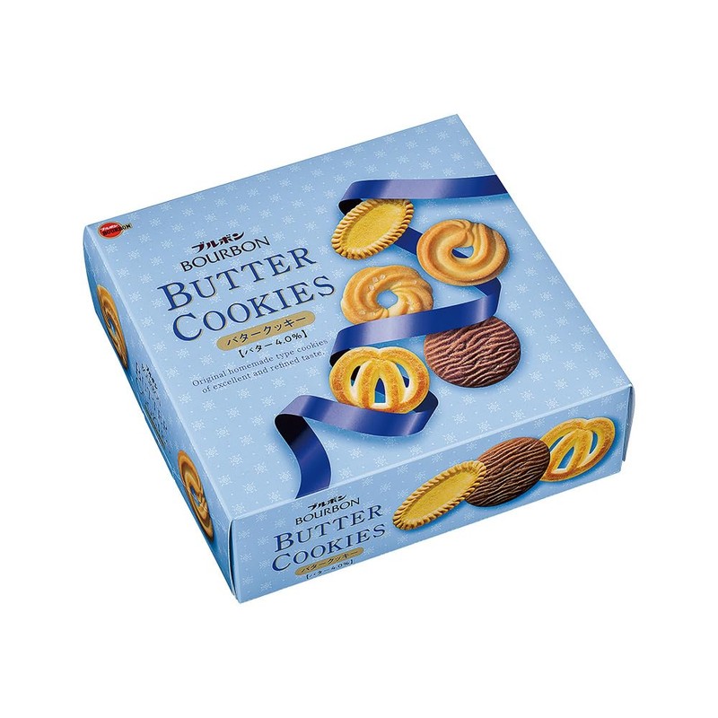 Bourbon Butter Cookies in a Can 60PC (Pack of 1