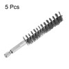 HARFINGTON 5Pcs Bore Brush Stainless Steel 17mm Dia Cleaning Twisted