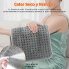 Almohadilla Térmica Eléctrica Cojín 9 Niveles Temperatura Color Gris 60*30cm