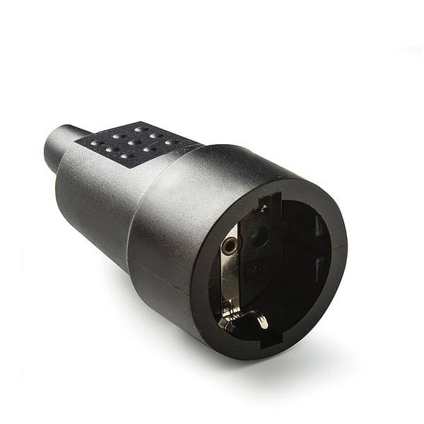 famatel 2104 – Mobile Base SCHUKO Tt 16 A-250 V Rubber Black