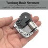 Gueiddi Music Box Mechanism, Swan Lake 18 Note Musical Movement