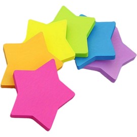240 Sheets Multicolored Star Shape Sticky Notes Super Cute Post It Notes Self-Sticky Note Pads for School Office Home Self-Stick Note Pads Notebooks and Writing Pads (6 Color)