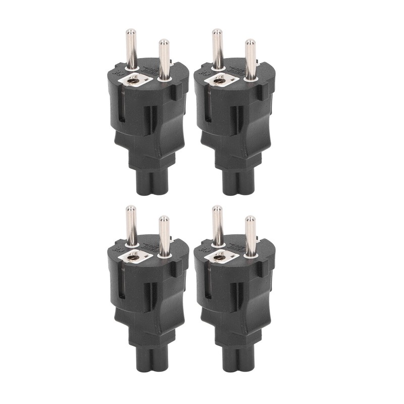 4PCS 2 Slot Plug to IEC320 C5 Power Adapter Professional