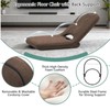 Floor Chair with Adjustable Back Support, Foldable Padded Gaming Floor
