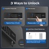 1.4 Cuft Home Safe for Money, 4 Locking Bolts Steel