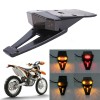 JMTBNO Universal Dirt Enduro Bike LED Rear Fender Brake Tail
