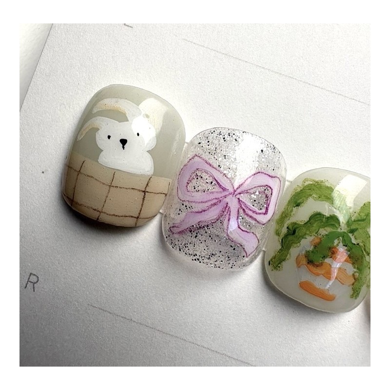 [Ar] Specializing in handmade nail tips and drawing nail art