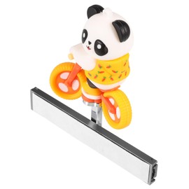 SUPVOX Adorable Car Dashboard Decoration Cute Interior Ornament Unique Car Accessory for Women Charming Panda Figurine Easy to Clean Car Ornament