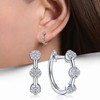 Small Earrings 925 Sterling Silver Hoop Earrings for Women Huggie