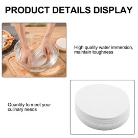 500-Pack Burger Paper Sheets – 11cm Round Patty Paper – for Burgers, and More – Bulk Pack for High-Volume Kitchens