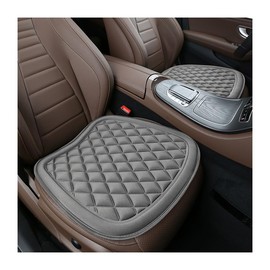 BESULEN Car Seat Covers, 2 Pack Breathable Anti-Slip Bottom Seat Cushion Mat Pad, Universal Four Seasons, Car Front Driver Bottom Seat Protector Covers, Fit for Truck SUV More Vehicles (Gray)