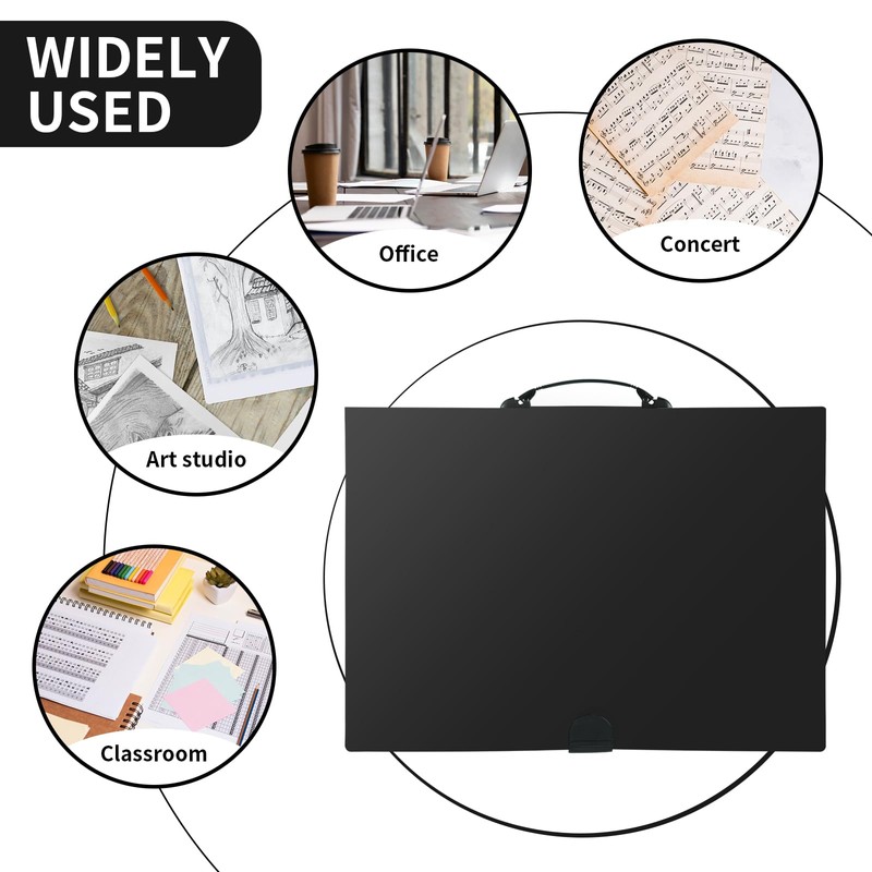 JJRING 16x22 Art Portfolio Folder for Diamond Painting, 40-Pocket Portfolio