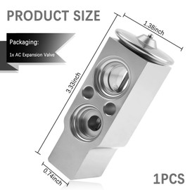AC Expansion Valve Replacement OEM 447500-9071,Aluminum Expansion Valve A/C Compatible with Honda Toyota Subaru,Essential Car Air Conditioner Values Improves Cooling