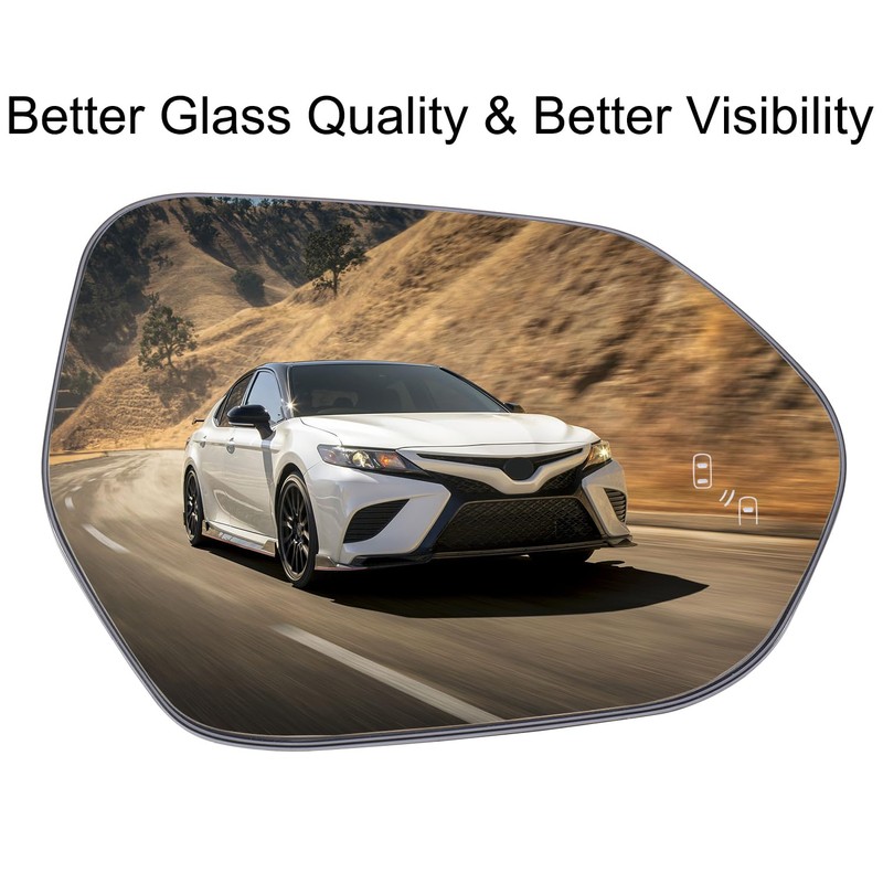 Passenger Side Mirror Replacement for 2018-2024 Toyota Camry (US Version)