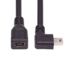 chenyang USB 2.0 Mini USB 5Pin Male to Female 90