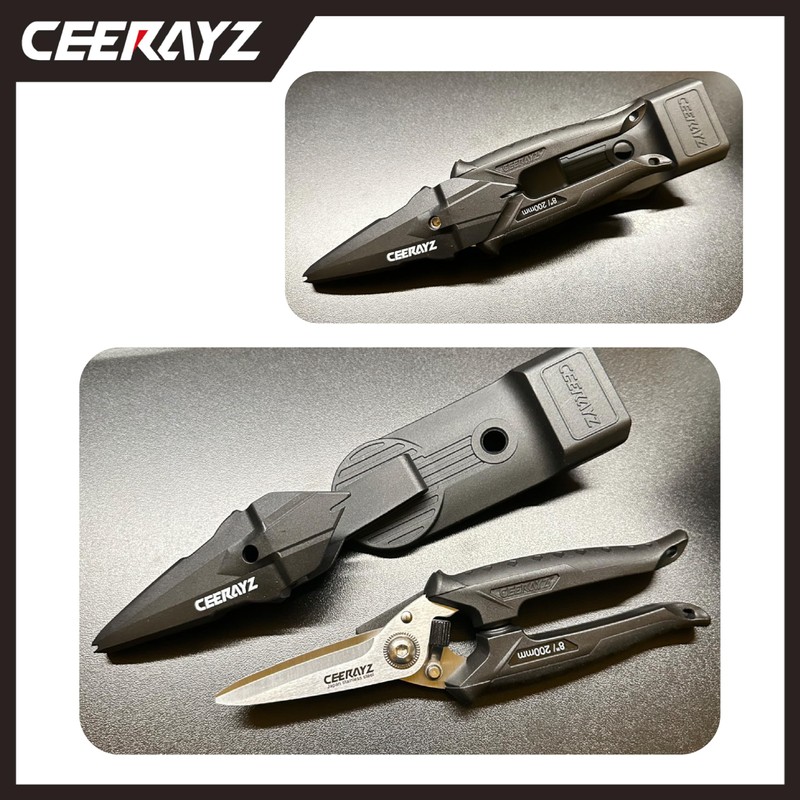 CEERAYZ Scissors, 7.9 inches (200 mm), Multipurpose Heavy Duty Scissors,