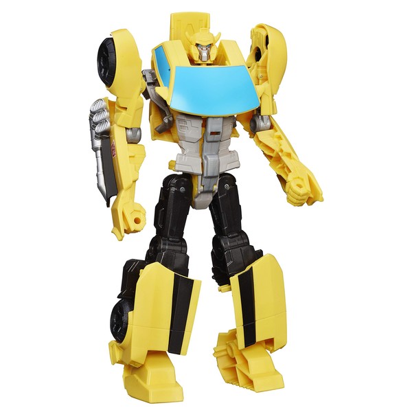 Transformers Toys Heroic Bumblebee Action Figure - Timeless Large-Scale Figure, Changes into Yellow Toy Car, 11" ()