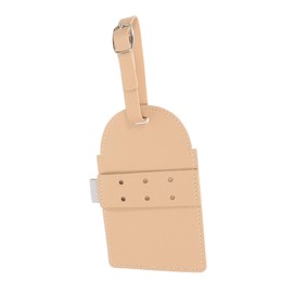 OHPHCALL Golf Bag Tag Leather Tee Holder Compact Golf Tee Carrier for Easy Organization Outdoor Golfing Accessory Lightweight and Practical Design