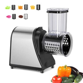 250W Electric Cheese Grater, Salad Maker for Home Kitchen Use, Cheese Grater Electric for Cheeses, Fruits, and Vegetables