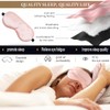 Antifaz para Dormir de 3 Piezas, Mascarilla para dormir, Anti-Luz