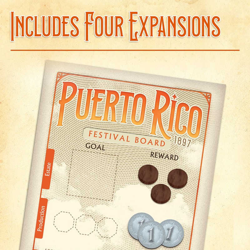 Ravensburger Puerto Rico 1897 Board Game - Strategic Gameplay for
