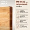 John Boos Chop-N-Slice Series Square Wooden Maple Cutting Board 10”x10”