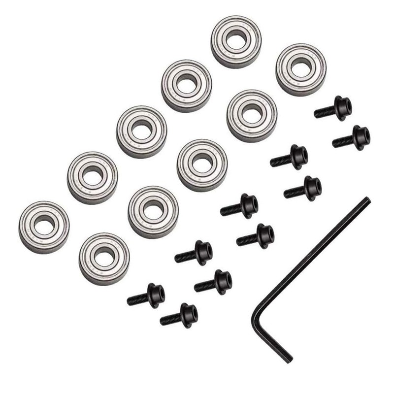 Bestgle 10Pcs Top Mounted Ball Bearing Replacement Kit for Router