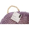 Premier Housewares Round Picnic Blanket Basket Hamper Handles Picnic Basket