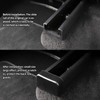 Rear Seat Slide Rail Plugs for Model Y, Black Rear