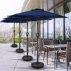 Simple Deluxe 2 Pack 7.5' Patio Umbrella Outdoor Table Market