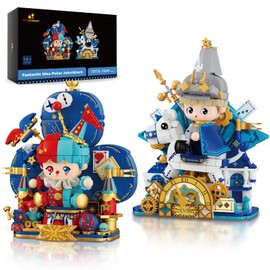 JMBricklayer Poker Kingdom Building Sets for Adults Boys Girls, Cute Poker Figures for Room Decor Display, Casino Theme Party Decorations, Building Toys Christmas Birthday Gifts for 8+ (1049 PCS)