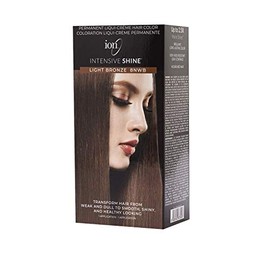 ION Intensive Shine Permanent Liqui-Creme Hair Color Kit Fade Resistant Gray Coverage 2.5 Times More Shine Brilliant Long Lasting Color - Light Bronze 8NWB