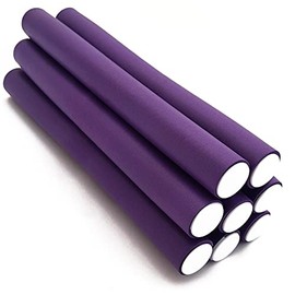 NIKO Pack of 10 Twist Flex Rods - Foam Flexible Rollers, Flexible Lightweight Curlers for Curls and Waves, Styling Tool for Hairdressing, Salon/Barber (20 mm)