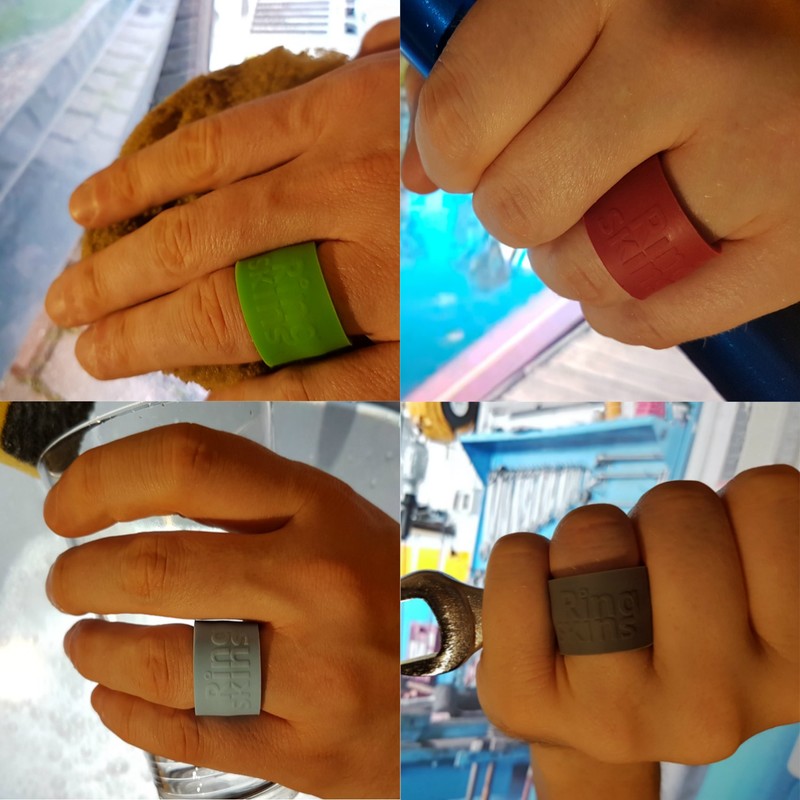 Ring Skins - Standard Skin [ Ring Protector/Guard/Safe/Cover ] (Red,