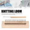 Wooden Knitting Loom with Loom Hook Wooden Knitting Loom Set