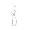Mipcase 10pcs Stainless Steel Fishing Snap Buckles Fishing Locks for