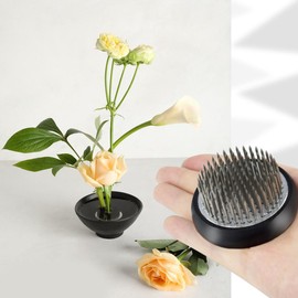 Flower Frog Flower Holder Kenzan Floral Frogs Tool Ikebana Flower Frogs Pin for Vase Round Flower Frogs for Arrangement Japanese Flower Frog Arranger Tools for Flower Fixed Plant Decoration Fixation