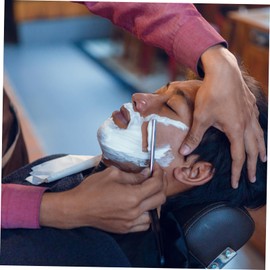 BIUDECO Travel Shaving Soap Men's Peppermint Beard Shave Soap Compact Shaving Soap for Home On-the-go