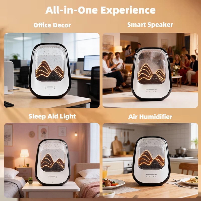 BESTING 8-in-1 White Noise Sound Machine with Rain Drop Real